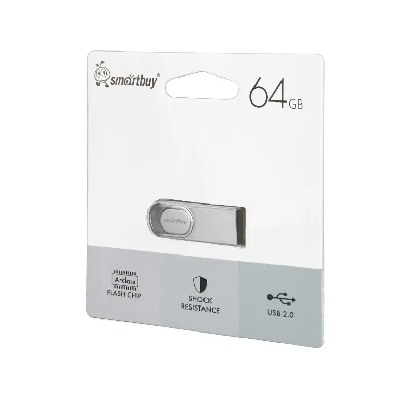 USB накопитель 64 GB Smart Buy M3 Metal USB 2.0