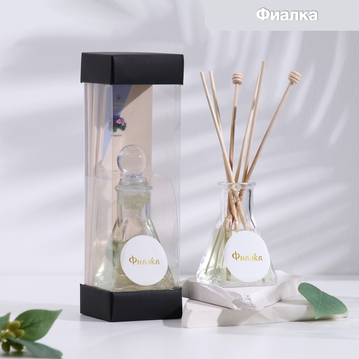 Диффузор ароматический  Диффузор ароматический "Романтика", 50 мл, фиалка, "Богатство Аромата"