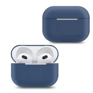 Чехол для AirPods 3 Silicone Dark Blue PL