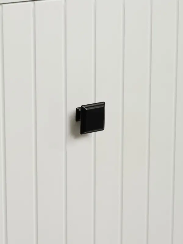 Ручка кнопка ТУНДРА РК119BL, черная, 10 шт. TMP