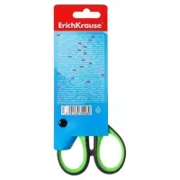 Ножницы ErichKrause Standard+, 15 см, антискользящие резиновые вставки, улучшенная заточка, блистер, МИКС