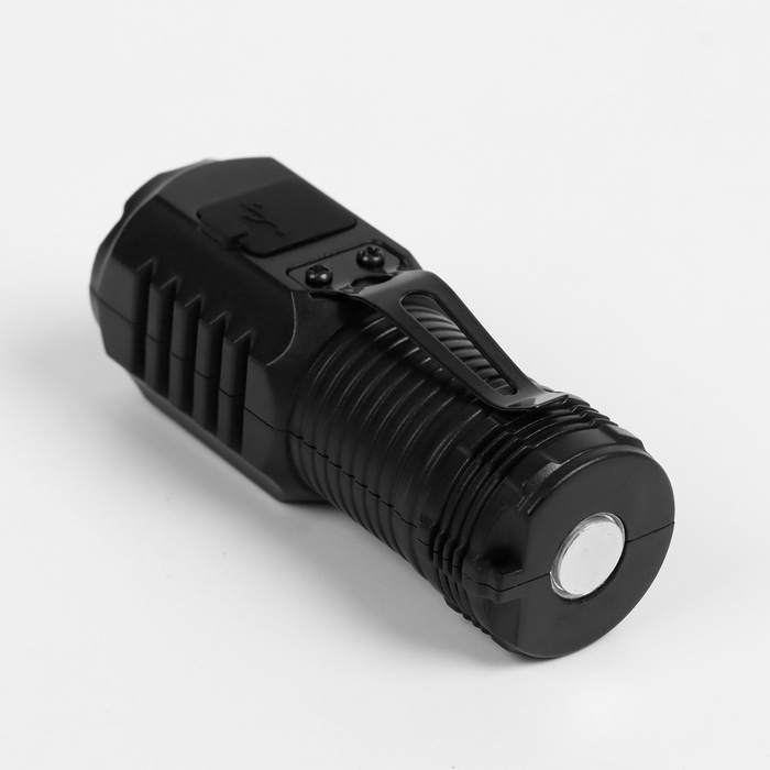 Фонарь светодиодный аккумуляторный ручной, 1.5 Вт, 400 мАч, 3030 LED, 150 лм, 4 режима Фонарь светодиодный аккумуляторный ручной, 1.5 Вт, 400 мАч, 3030 LED, 150 лм, 4 режима