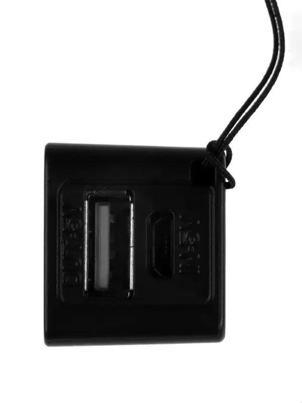 Внешний аккумулятор PB-03, 2200 мАч, USB, 1 А, крепление кольцо, чёрный