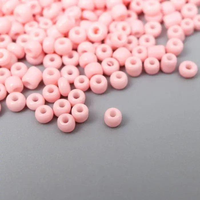 Бисер круглый 12/0 в бутылочке  Бисер круглый 12/0 в бутылочке "Телесный" 20 гр