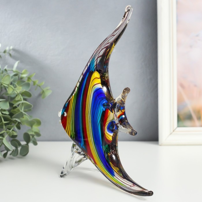 Сувенир стекло Сувенир стекло "Рыбка клоун" под муранское стекло 22х7х25 см