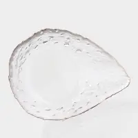 Салатник &laquo;Ракушка&raquo;, 930 мл, 23.5&times;17.5&times;7 см, фигурный, стекло, прозрачный