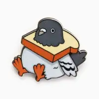 Значок деревянный &laquo;Голубь&raquo;, 3.2&times;3 см