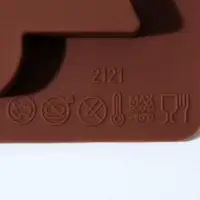 Форма для шоколада Доляна &laquo;Ноты&raquo;, силикон, 19.5&times;12&times;1 см, 15 ячеек (4.2&times;2.2 см), коричневый