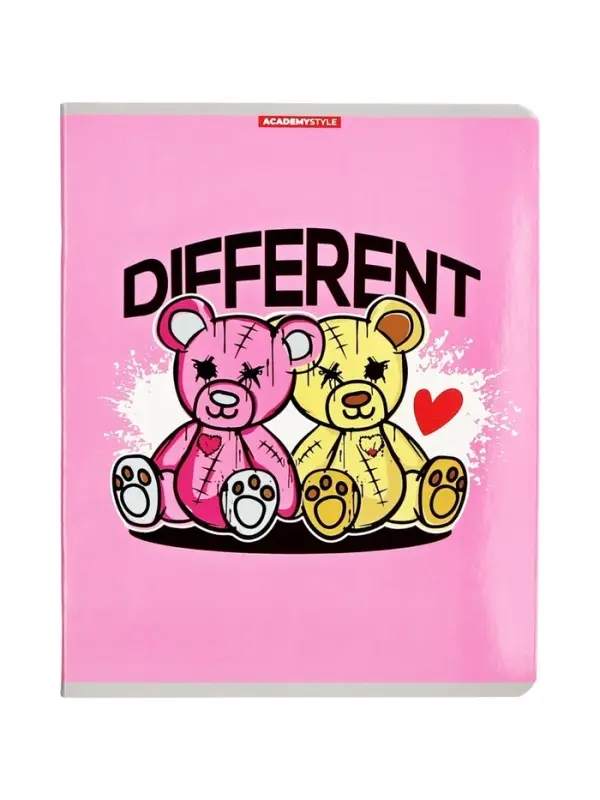 Тетрадь 48 листов, в клетку «Не плюшевые», мелованный картон, МИКС Тетрадь 48 листов, в клетку «Не плюшевые», мелованный картон, МИКС