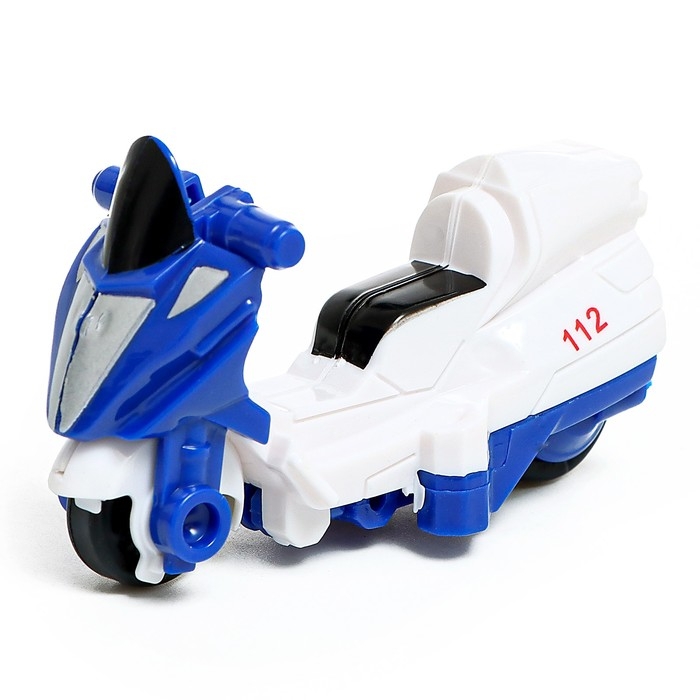 Робот «Полицейский вертолёт», трансформируется, собирается из 3-х машинок Робот «Полицейский вертолёт», трансформируется, собирается из 3-х машинок