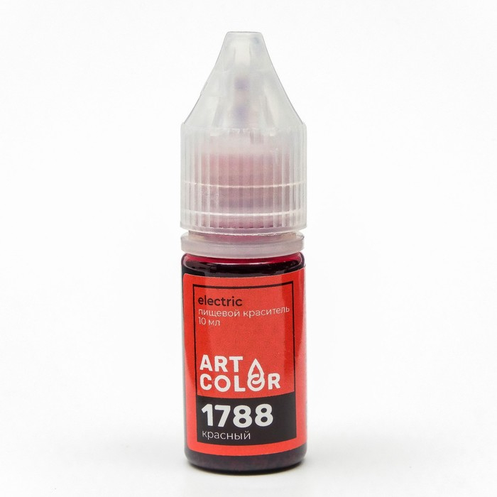 Набор гелевых пищевых красителей Art color electric, микс 10 цветов, 10 мл Набор гелевых пищевых красителей Art color electric, микс 10 цветов, 10 мл