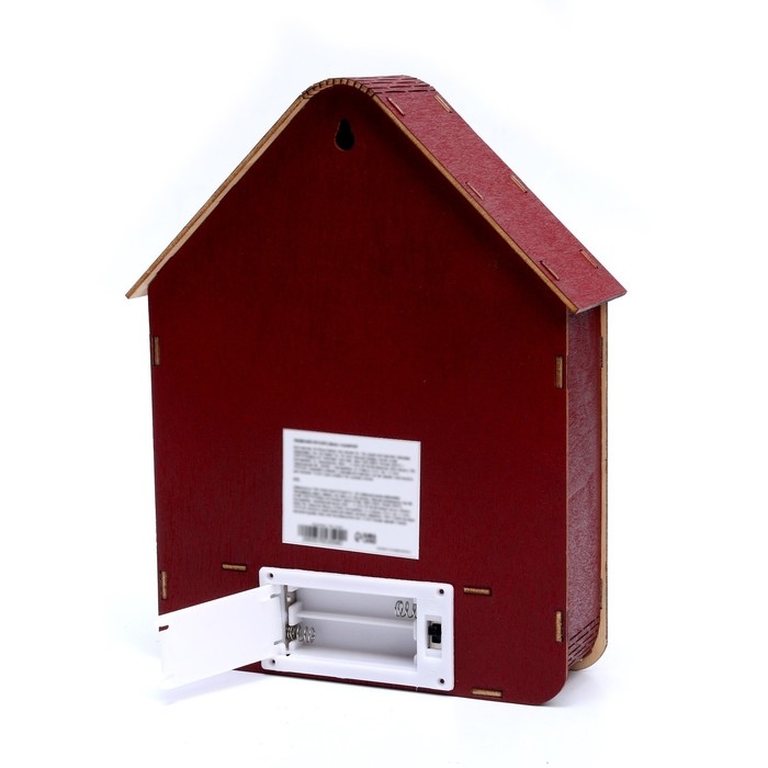 Новогодний декор с подсветкой «С новым годом» 16 × 5,5 × 20 см Новогодний декор с подсветкой «С новым годом» 16 × 5,5 × 20 см