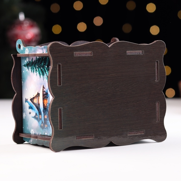 Шкатулка  Шкатулка "С символом года", средняя, 14х11х7см