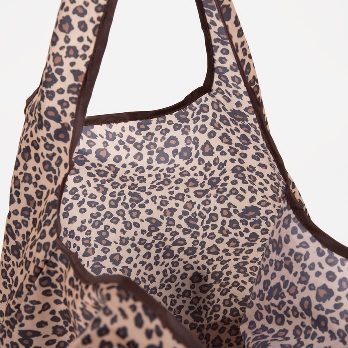 Сумка хозяйственная без застежки, складная, цвет коричневый Сумка хозяйственная без застежки, складная, цвет коричневый