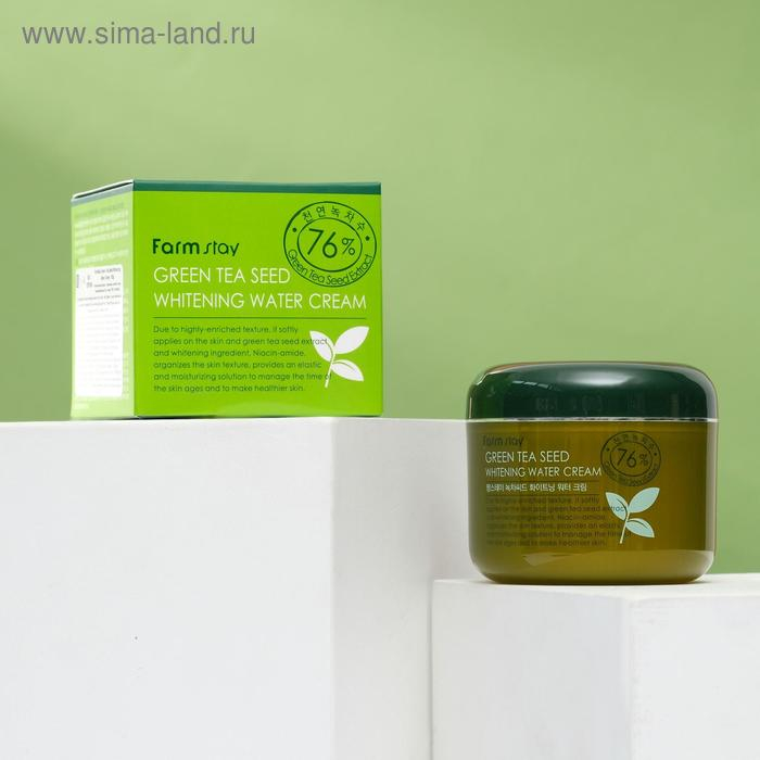 Увлажняющий осветляющий крем FarmStay, с семенами зеленого чая, 100 мл Увлажняющий осветляющий крем FarmStay, с семенами зеленого чая, 100 мл