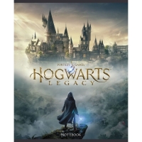 Тетрадь 48 листов клетка "-Hogwarts Legacy-Гарри Поттер", обложка мелованный картон, скругленные углы, блок 65 г/м2, 5В МИКС