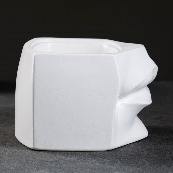 Кашпо - органайзер Кашпо - органайзер "Губы Давида" белое, 16х11,5х16см