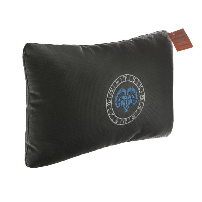 Подушка автомобильная МАТЕХ ЗНАКИ ЗОДИАКА LINE, ОВЕН, 45 х 28 х 12 см, черный Подушка автомобильная МАТЕХ ЗНАКИ ЗОДИАКА LINE, ОВЕН, 45 х 28 х 12 см, черный