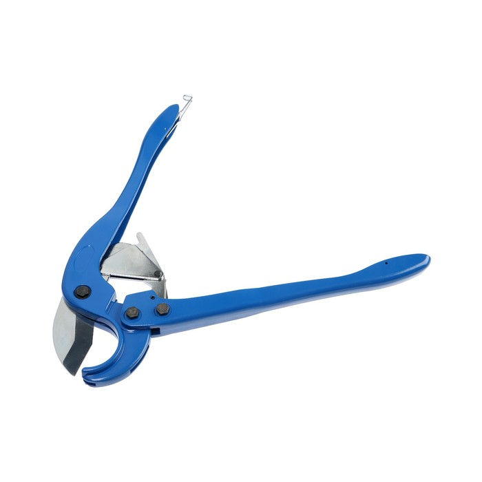 Ножницы для резки труб ТУНДРА по пластику, полуавтомат, усиленные, удлиненные, до 64 мм Ножницы для резки труб ТУНДРА по пластику, полуавтомат, усиленные, удлиненные, до 64 мм