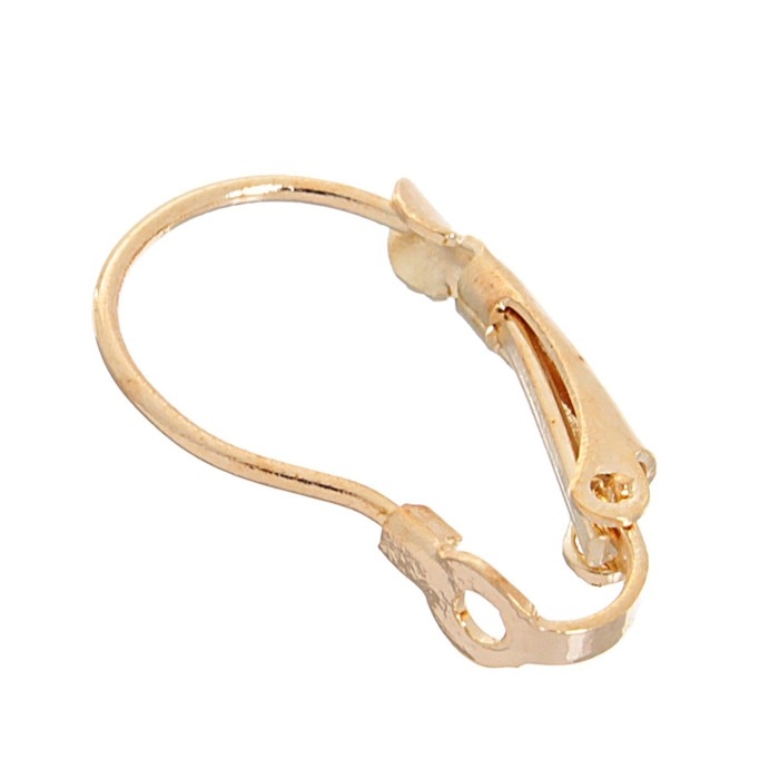 Швензы с французской застёжкой, 19 мм (набор 5 пар), цвет золото Швензы с французской застёжкой, 19 мм (набор 5 пар), цвет золото