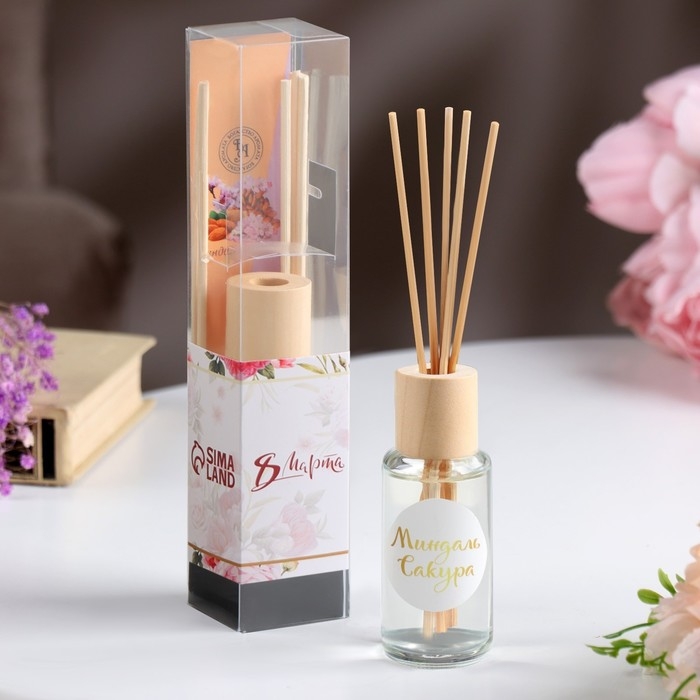 Диффузор ароматический Диффузор ароматический "Модерн", 50 мл, Миндаль и сакура, "Богатство Аромата"