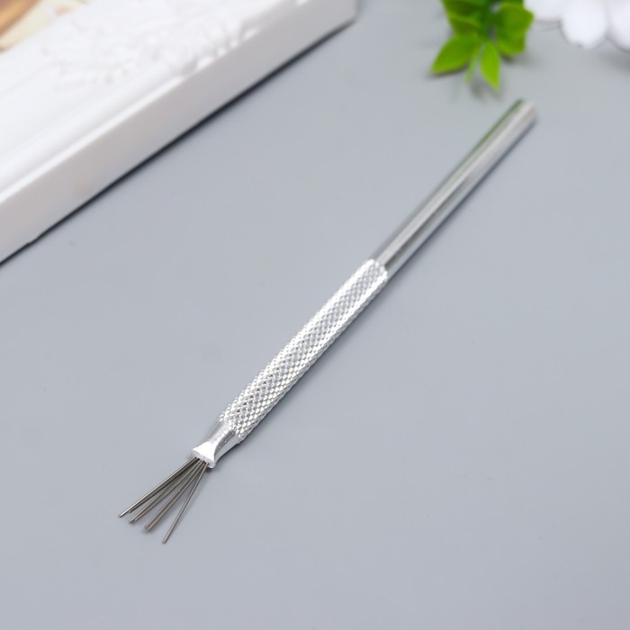 Инструмент для скульптора металл 7 игл 13,7 см Инструмент для скульптора металл 7 игл 13,7 см