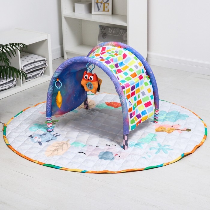 Развивающий игровой набор 5 в 1 «Коврик-мешок и игровой центр», 30 шаров, 83х71х0,5 см. Развивающий игровой набор 5 в 1 «Коврик-мешок и игровой центр», 30 шаров, 83х71х0,5 см.