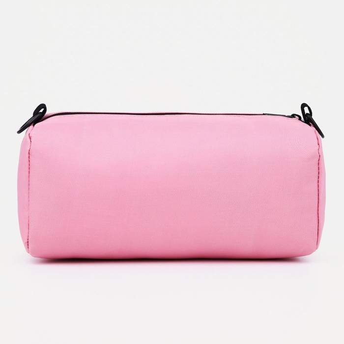 Сумка детская спортивная на молнии для девочки, регулируемый ремень, цвет розовый