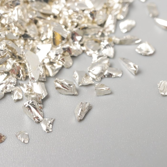 Декор стекло Декор стекло "Слюда серебро" 20 гр