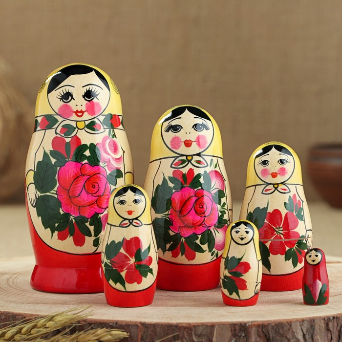 Матрёшка  Матрёшка "Семёновская", 6 кукольная, высшая категория