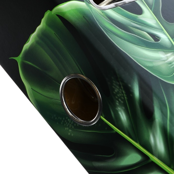 Пaпкa-регистратор А4, 75 мм, deVENTE Tropicana, ламинированый картон, черный/зеленый, разборный Пaпкa-регистратор А4, 75 мм, deVENTE Tropicana, ламинированый картон, черный/зеленый, разборный