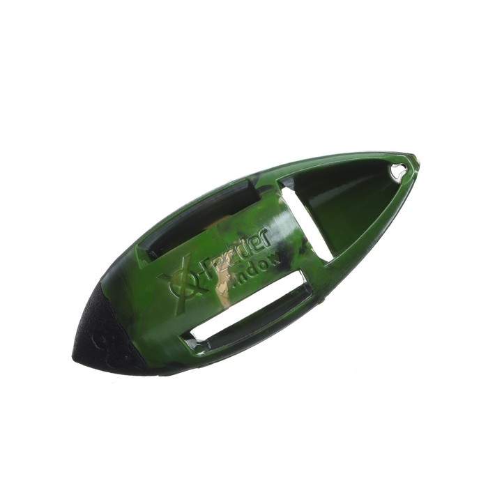 Груз-кормушка пластиковая X-FEEDER PL CAMO BULLET WINDOW M, цвет камо, 80 г, 35 мл Груз-кормушка пластиковая X-FEEDER PL CAMO BULLET WINDOW M, цвет камо, 80 г, 35 мл