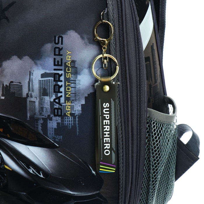 Рюкзак каркасный школьный 38 х 30 х 16 см, эргономичная спинка, Stavia Рюкзак каркасный школьный 38 х 30 х 16 см, эргономичная спинка, Stavia "Авто", коричневый