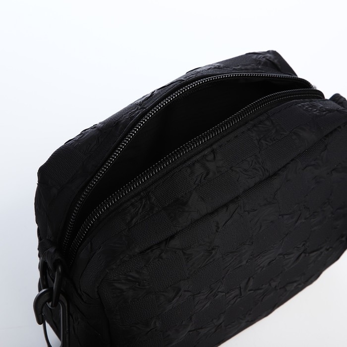 Сумка молодёжная на молнии, цвет чёрный Сумка молодёжная на молнии, цвет чёрный