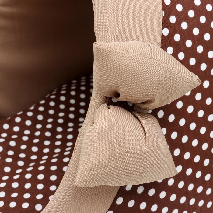 Домик-эстрада "Нежность", 30 х 30 х 34 см, бязь, коричневый