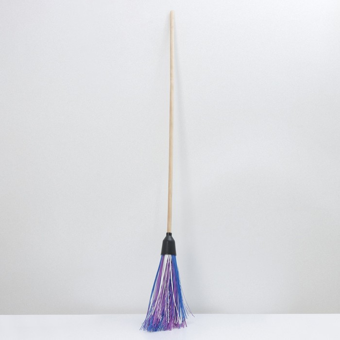 Метла полипропиленовая, с черенком «Дорогая», 5 колец, цвет МИКС Метла полипропиленовая, с черенком «Дорогая», 5 колец, цвет МИКС