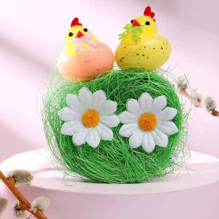 Набор для декора пасхальный «Цыплята» 2 × 11 × 11 см Набор для декора пасхальный «Цыплята» 2 × 11 × 11 см