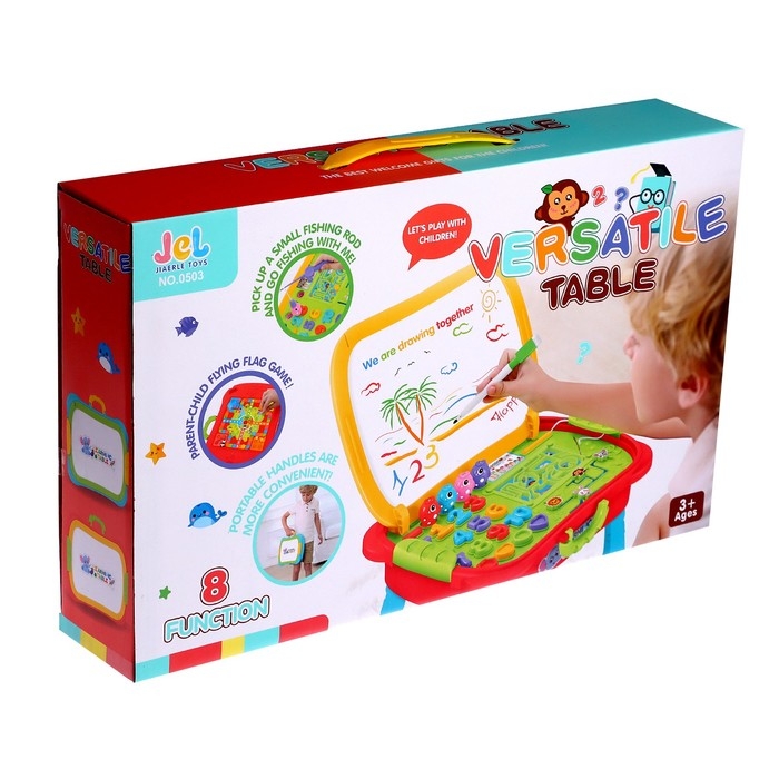 Развивающий столик «Играй и учись», цвет красный Развивающий столик «Играй и учись», цвет красный