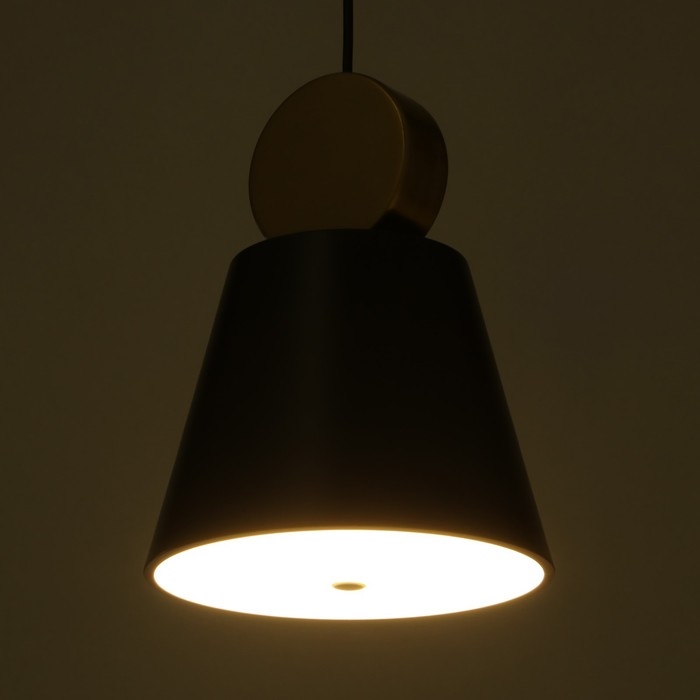 Светильник BayerLux 2285/1b LED черно-золотой 20х20х24-124 см