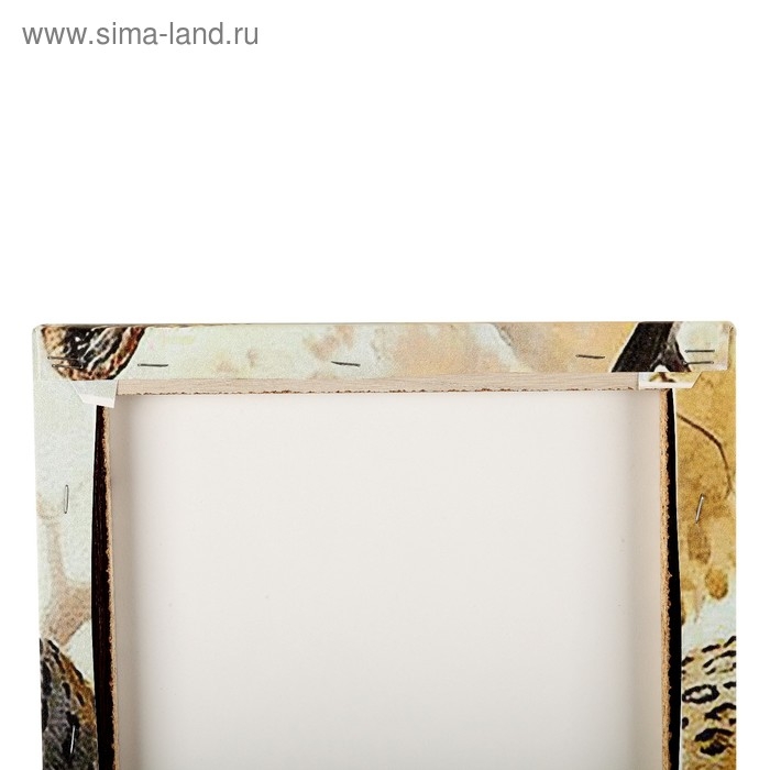 Картина модульная на подрамнике  Картина модульная на подрамнике "Гепард на отдыхе" (2-25х50, 30х60 см) 80х60 см