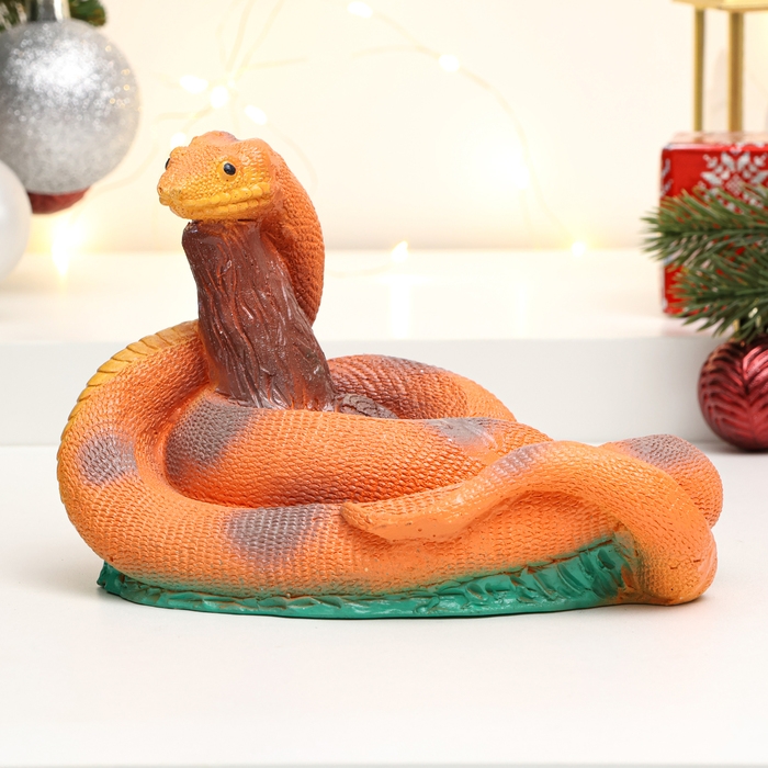 Фигура Фигура "Змея большая" красная, 20х15х10см