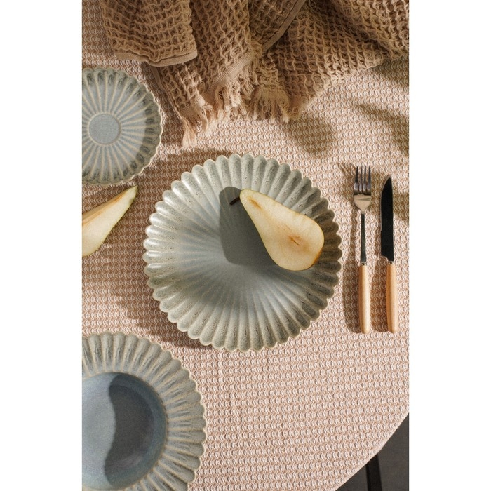 Блюдо для подачи SL Home «Эхо Крита», d=20 см, цвет голубой Блюдо для подачи SL Home «Эхо Крита», d=20 см, цвет голубой