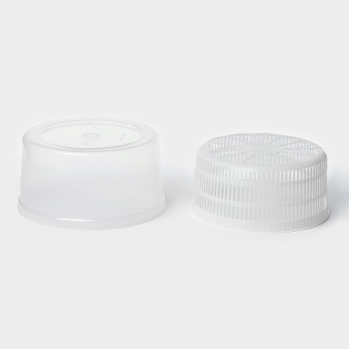 Центрифуга для сушки зелени  Центрифуга для сушки зелени "Оазис" 3,2 л, пластик, цвет бело-зеленый