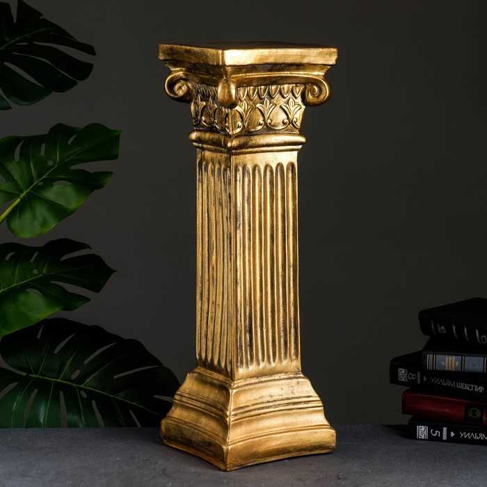 Колонна Колонна "Античная малая" 18х18х58см бронза