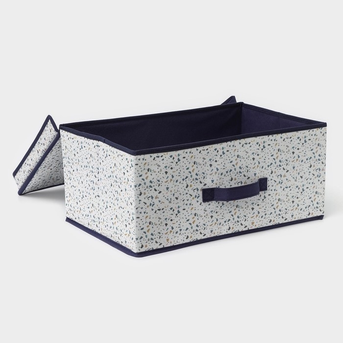 Короб для хранения Доляна «Мармелад», 45×30×20 см, цвет белый Короб для хранения Доляна «Мармелад», 45×30×20 см, цвет белый