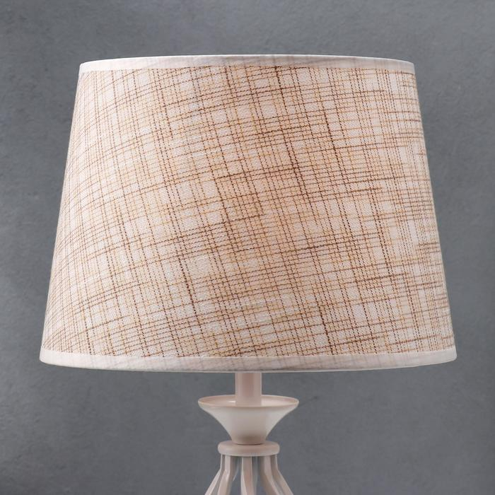 Лампа настольная 16229/1WT Е27 40Вт белый 25х25х42 см RISALUX