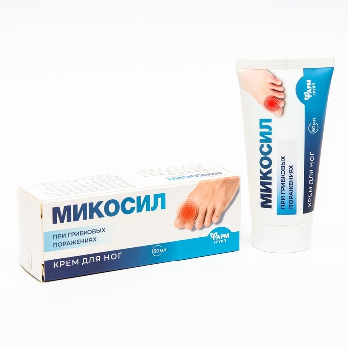 Микосил крем для ног от грибка, 50 мл Микосил крем для ног от грибка, 50 мл