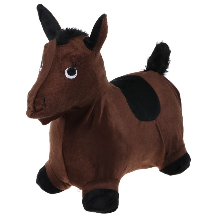 Попрыгун ZABIAKA «Лошадка», текстильная отделка, h=50 см, 1400 г, цвет МИКС Попрыгун ZABIAKA «Лошадка», текстильная отделка, h=50 см, 1400 г, цвет МИКС