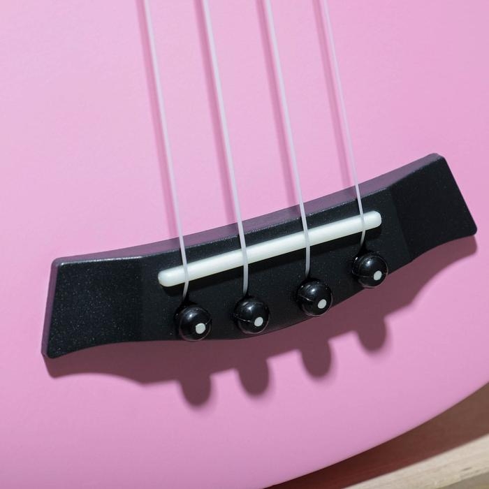 Укулеле сопрано, цвет розовый 53см Укулеле сопрано, цвет розовый 53см