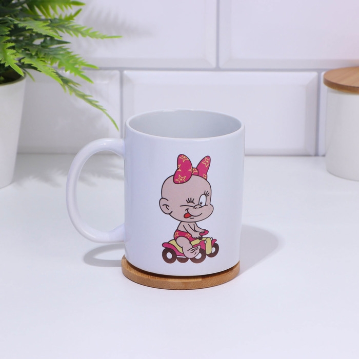 Кружка сублимация Кружка сублимация "Я девочка творческая", c нанесением